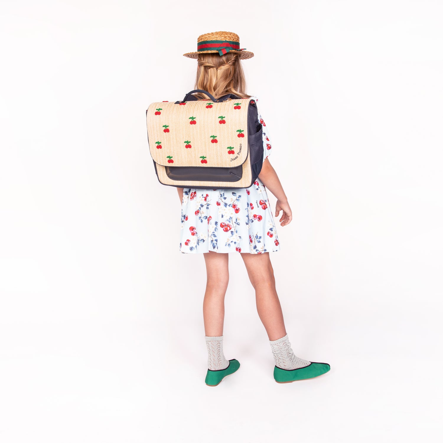 Портфель It bag MIDI - Raffia Cherry