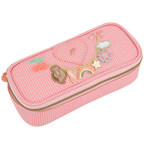 Пенал без наполнения с резиночками Pencil Box - Vichy Love Pink