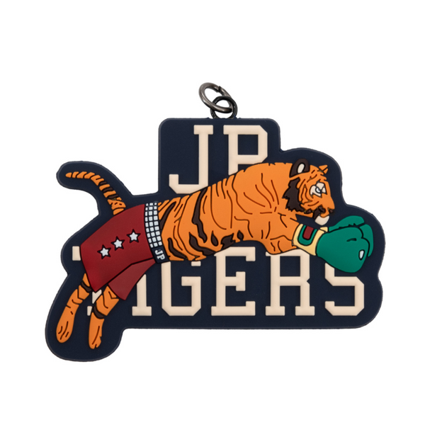 Шарм для брелока "Тигр в шортах" - Boxing Tiger (Navy mélange)