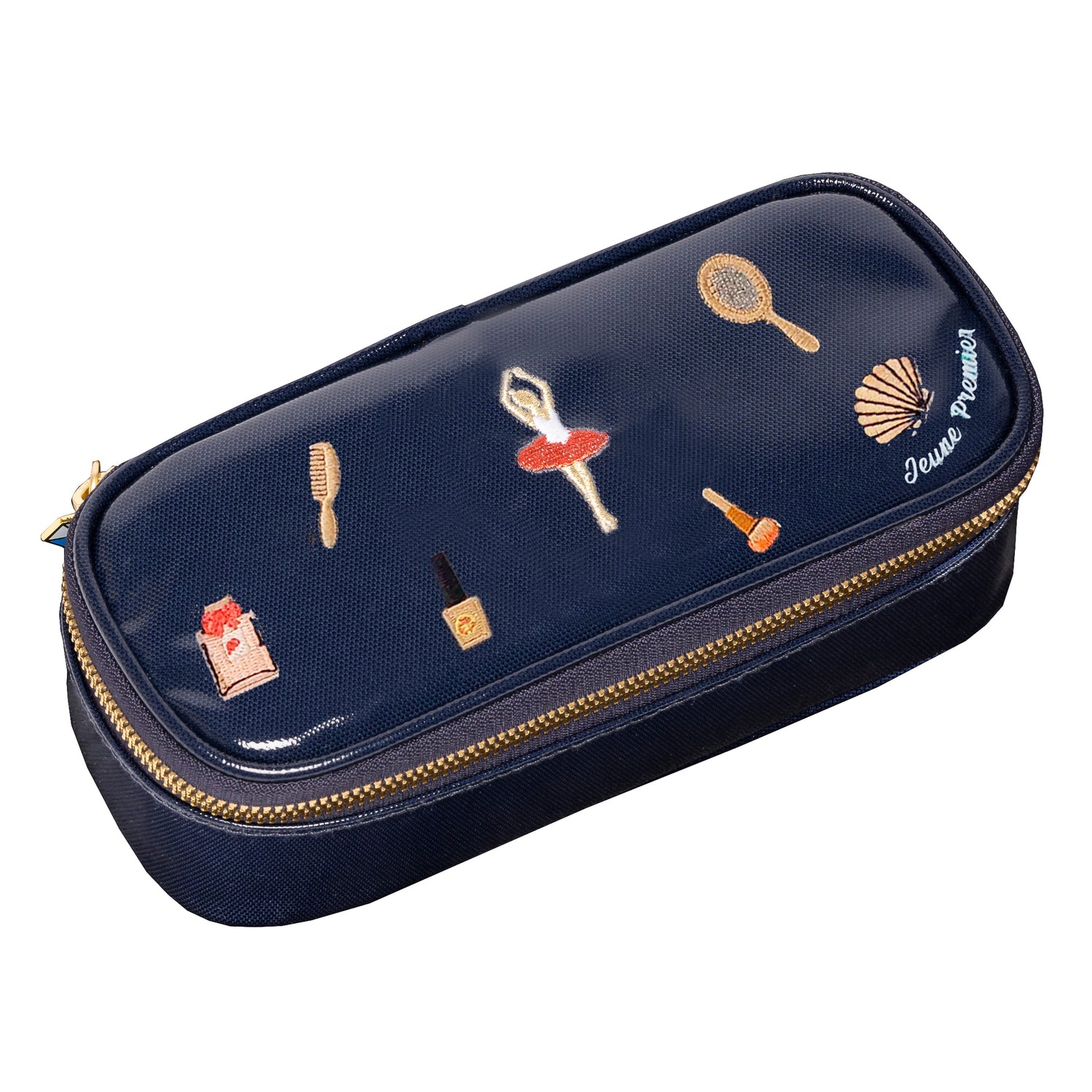 Пенал без наполнения с резиночками Pencil Box - Jewellery Box Navy