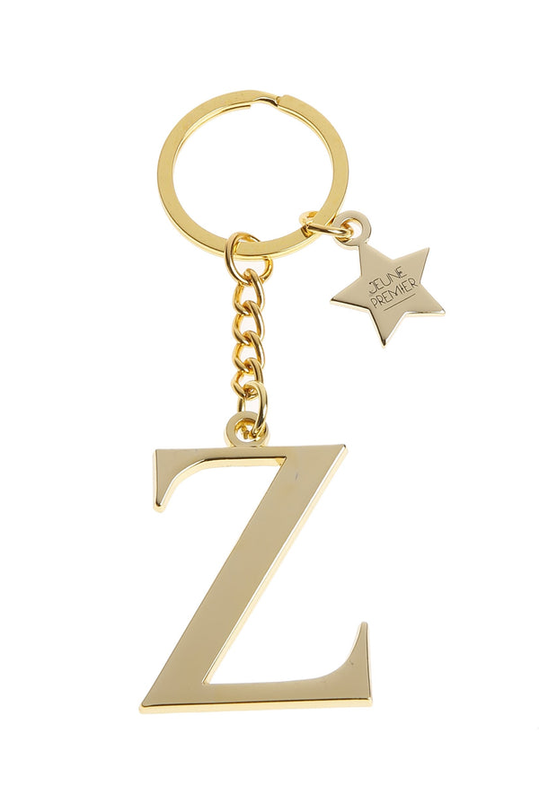 Брелок золотистый с буквой Z - Keychain Letter Gold Z